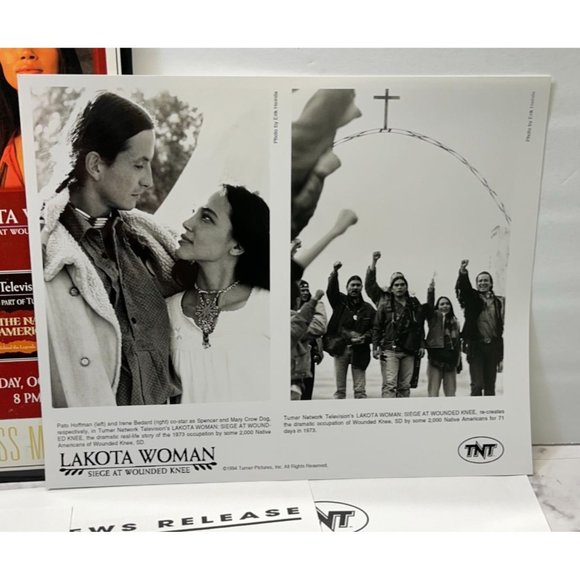 TNT Movie Press Kit Lakota Woman 94 Irene Bedard August Schellenberg Dean Norris - Picture 3 of 11